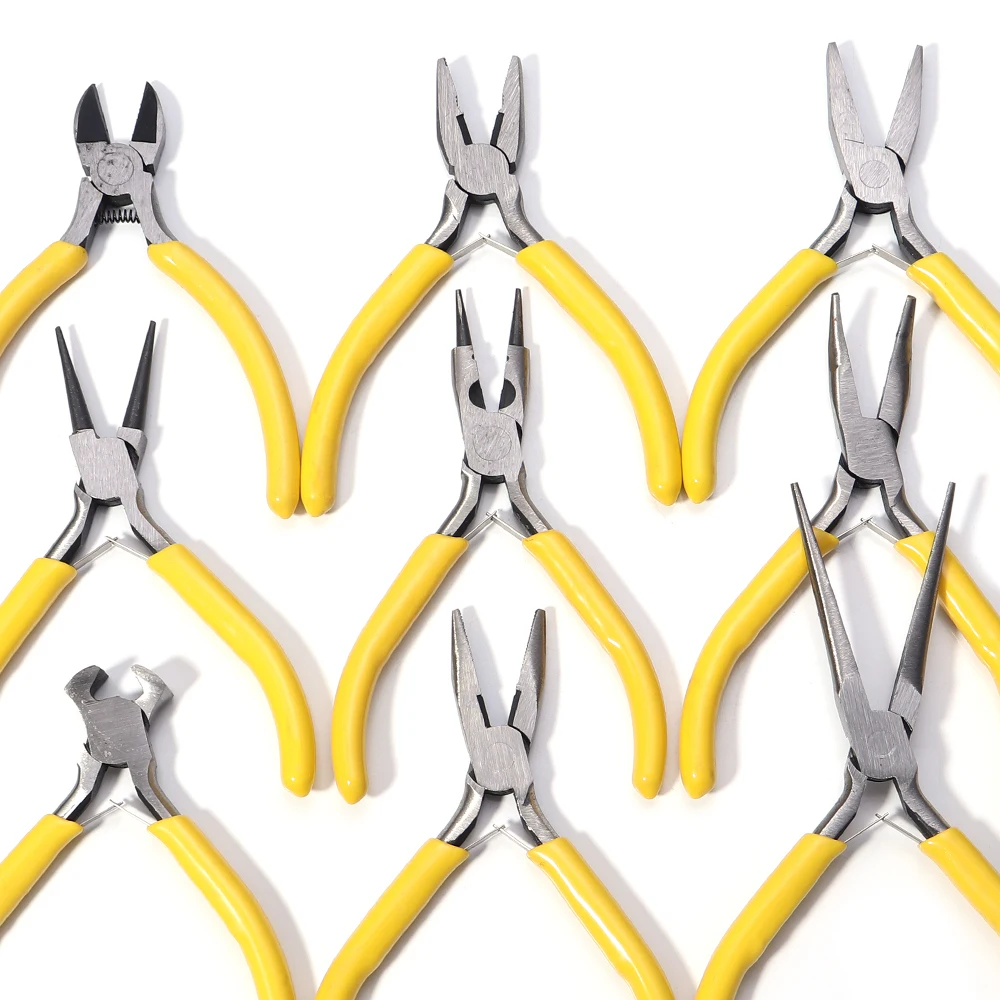 Multifunctional Hand Tools Jewelry Pliers Equipment Round Nose End Cutting  Wire Pliers For Jewelry Making Handmade Accessories