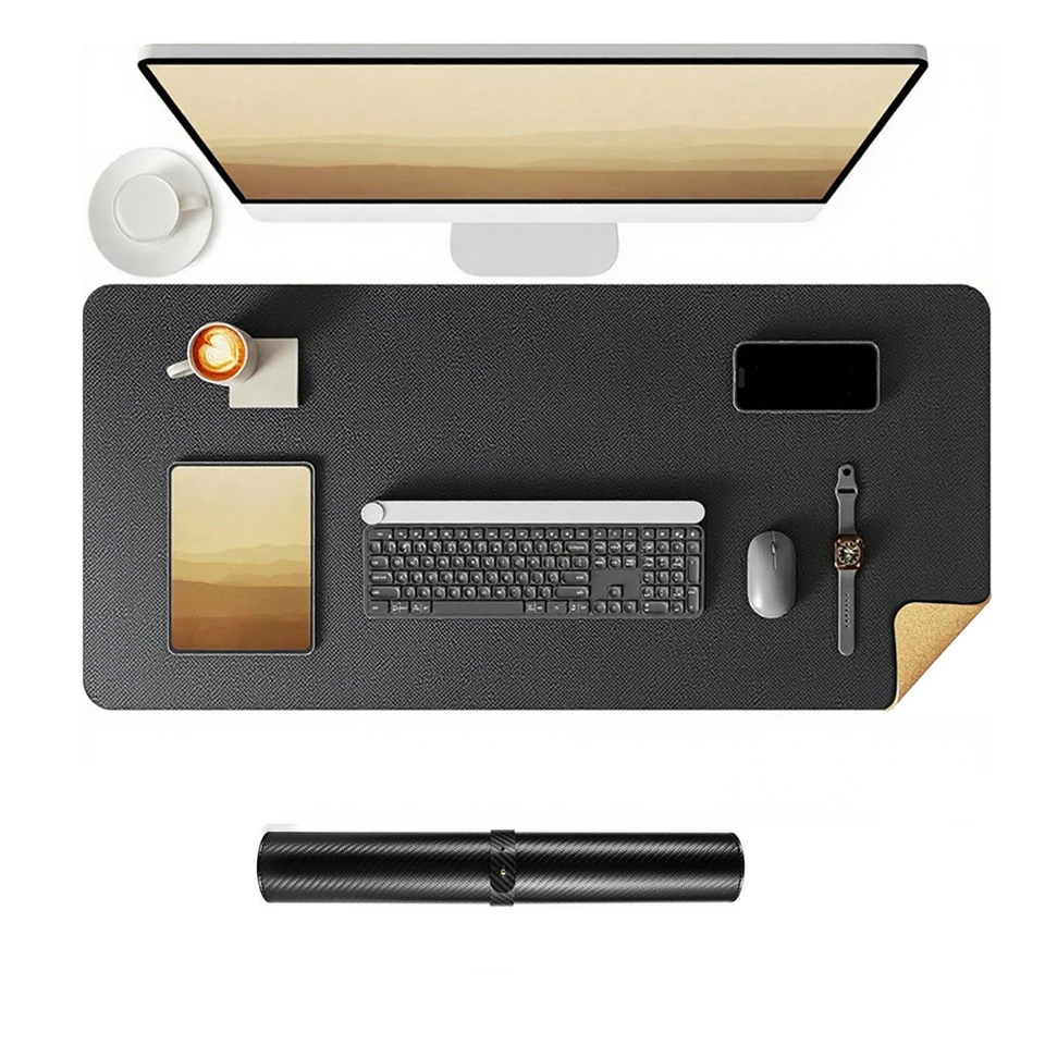 Gallaway Leather Desk Pad - (92 X 43 C) Desk At Accessories For Woen En Desk Protector - View #2