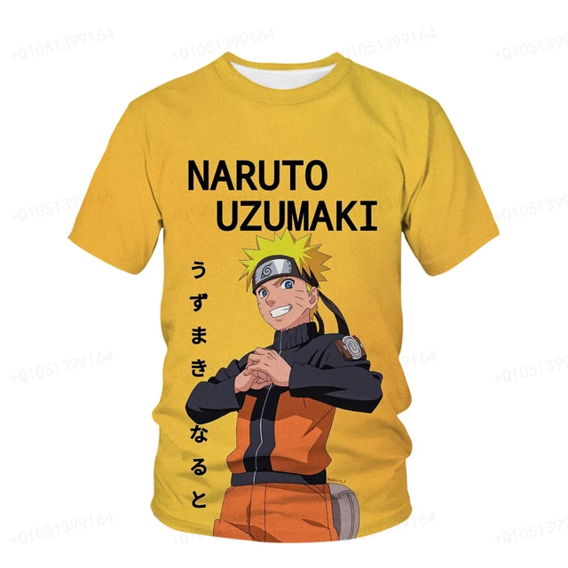 Naruto desenhos animados 3D imprimir t-shirt, camisa de manga curta Kakashi  para meninos e meninas, camisa infantil - AliExpress