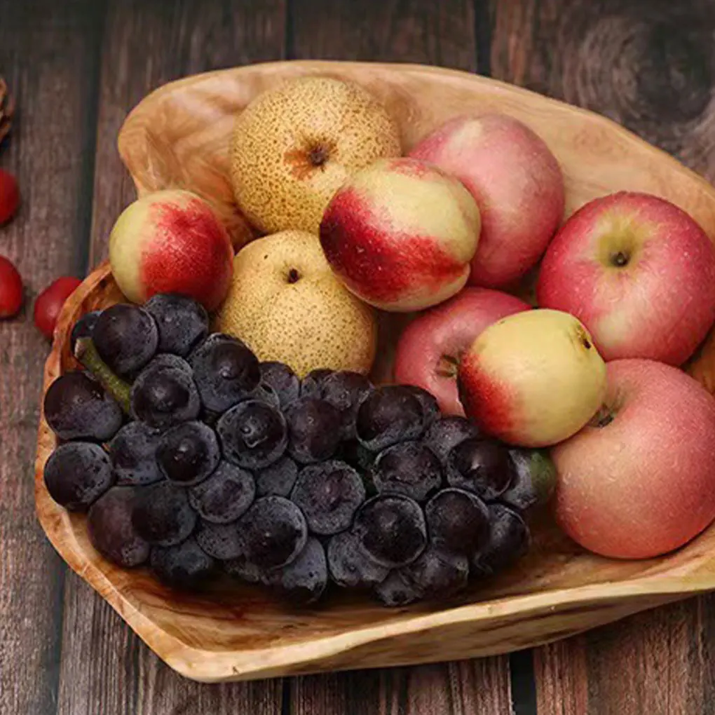 

Wood Carving Fruit Plate Stylish Safe And Durable Wooden Dish Safe To Wooden Sweets Dish Fruit Plate