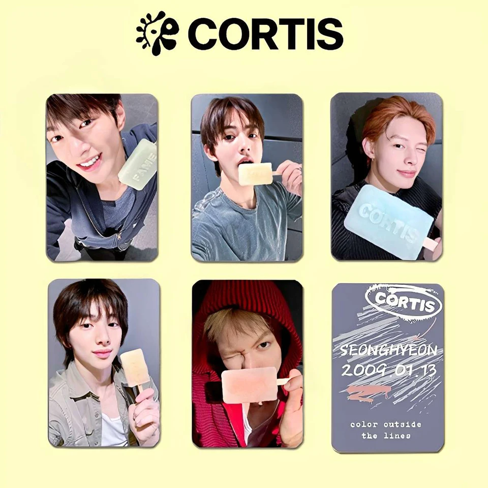 Kpop CORTIS Photocards Color outside the lines Album KEONHO JUHOON