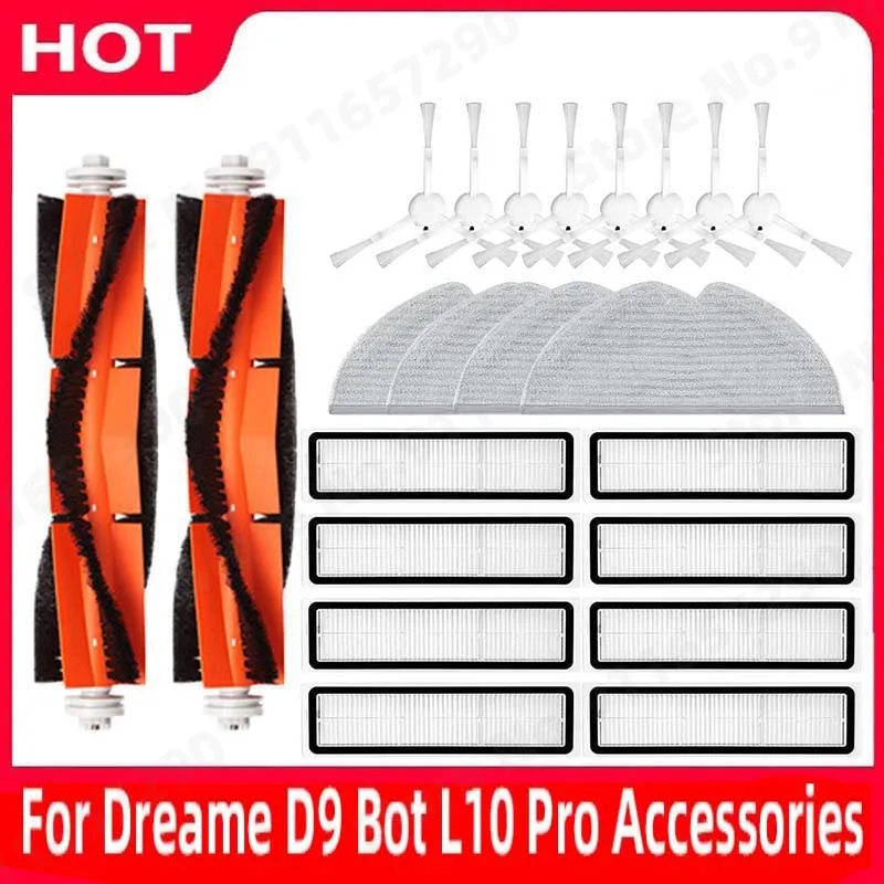 aliexpress.com - Main Side Brush Mop Hepa Filter Spare Parts For Dreame D9 Dreame Bot L10 Pro Trouver Robot LDS Vacuum Finder Accessories