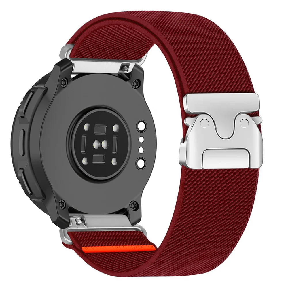 22mm Elastic Parachute Nylon Loop Watchband Strap