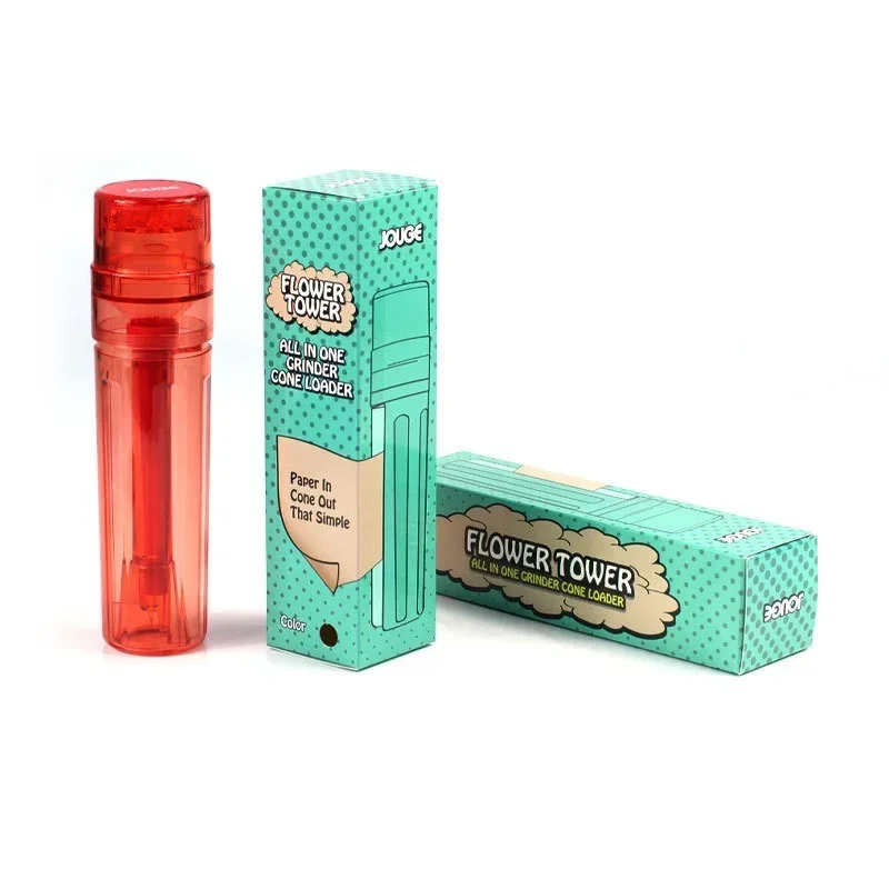 Dry Herb Grass Filling All in One Grinder Funnel Machine Portable Manual Cutting Tobacco Pipe Smoking Accessories 3 In 1 herb grinder smoking accessories tobacco grinder