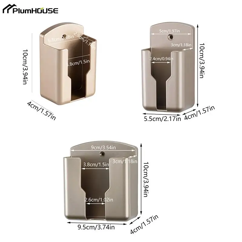 Supporto Per Telecomando Scatola Portaoggetti A Parete Scaffale Per Bagno Cosmetico Scaffale Adesivo Custodia Per Telefono Cellulare Per La Casa