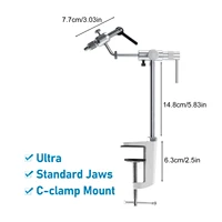 Stainless Steel Aluminum Alloy C-Clamp Mount Standard Jaws Vise 5