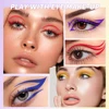 QIBEST High Pigment Eyeliner Pencil Waterproof Smudgeproof Makeup Eye Liner Liquid Black Eyeliner Quick Drying Eyes Cosmetics 3