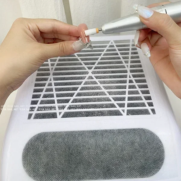Nail Vacuum Filter Paper Filter White Dust Collector Replace Nail thumbnail 4