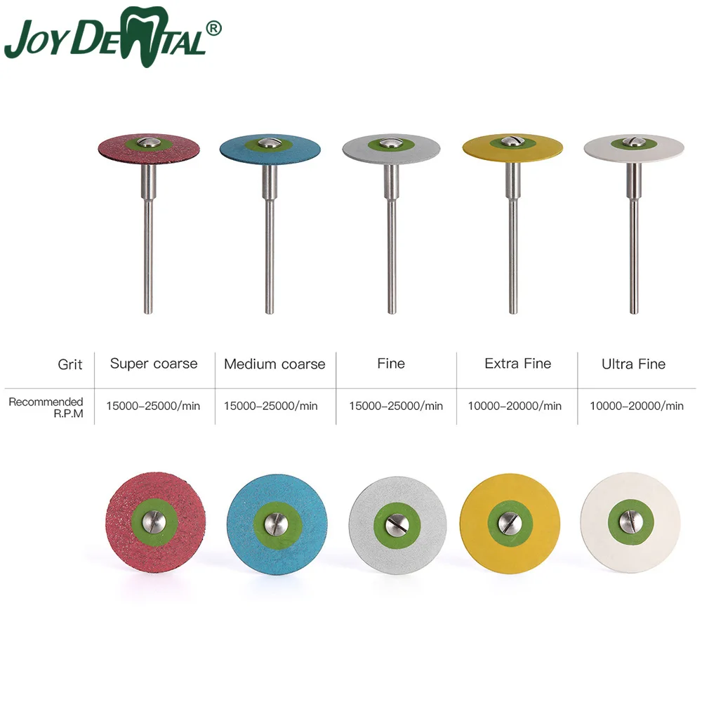 Dental Rubber Diamond Polisher Dentist Lab Polishing Discs for Zirconia