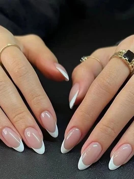 French Almond Nails 1