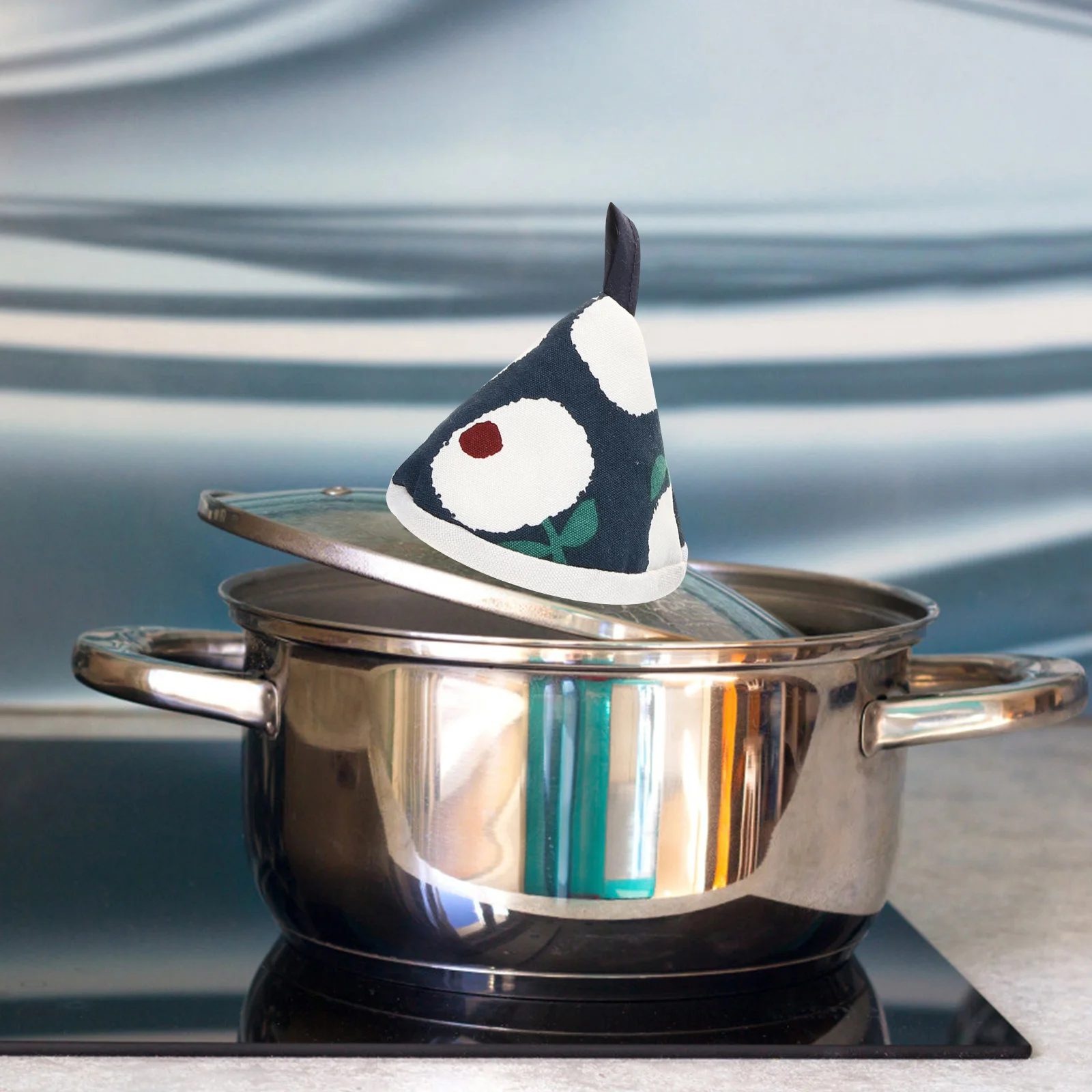 Presine Mini Guanti Da Forno In Cotone - Coprimanico Per Padelle Calde, Triangolari, Lavabili (2 Pezzi) - Foto 10