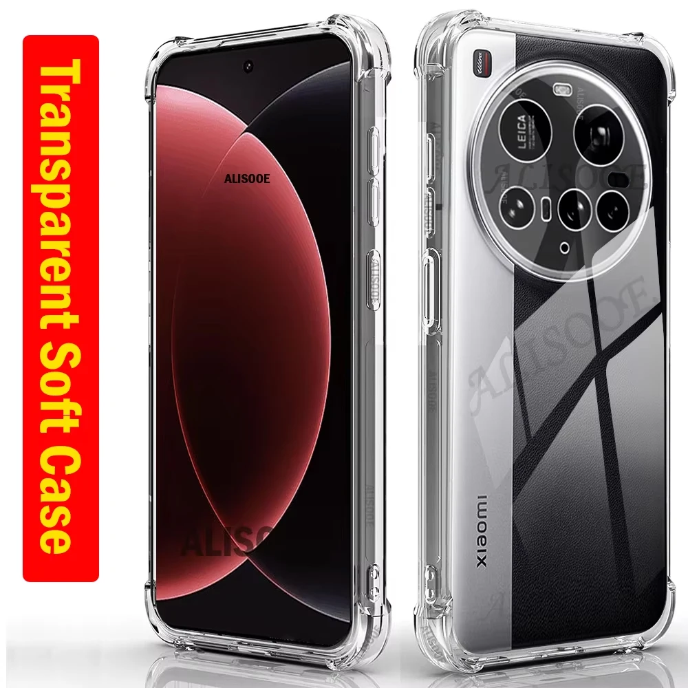 Ultra Thin HD Clear Soft Shockproof Transparent Phone Case
