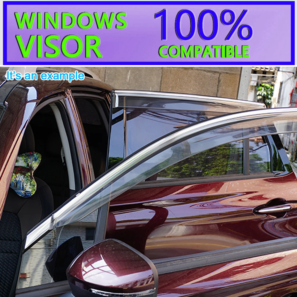 4pcs For Range Rover Sport L320 2006~2013 Rain Sun Window Visors Deflector Guards Awnings Trim Cover Door Vent Car Accessories