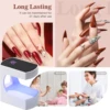 LULAA Portable Nail Uv Machine Gel Manicure UV Lamp LED Mini Nail Light Portable Fast Easy Nail Extension Manicure UV Lamp 6