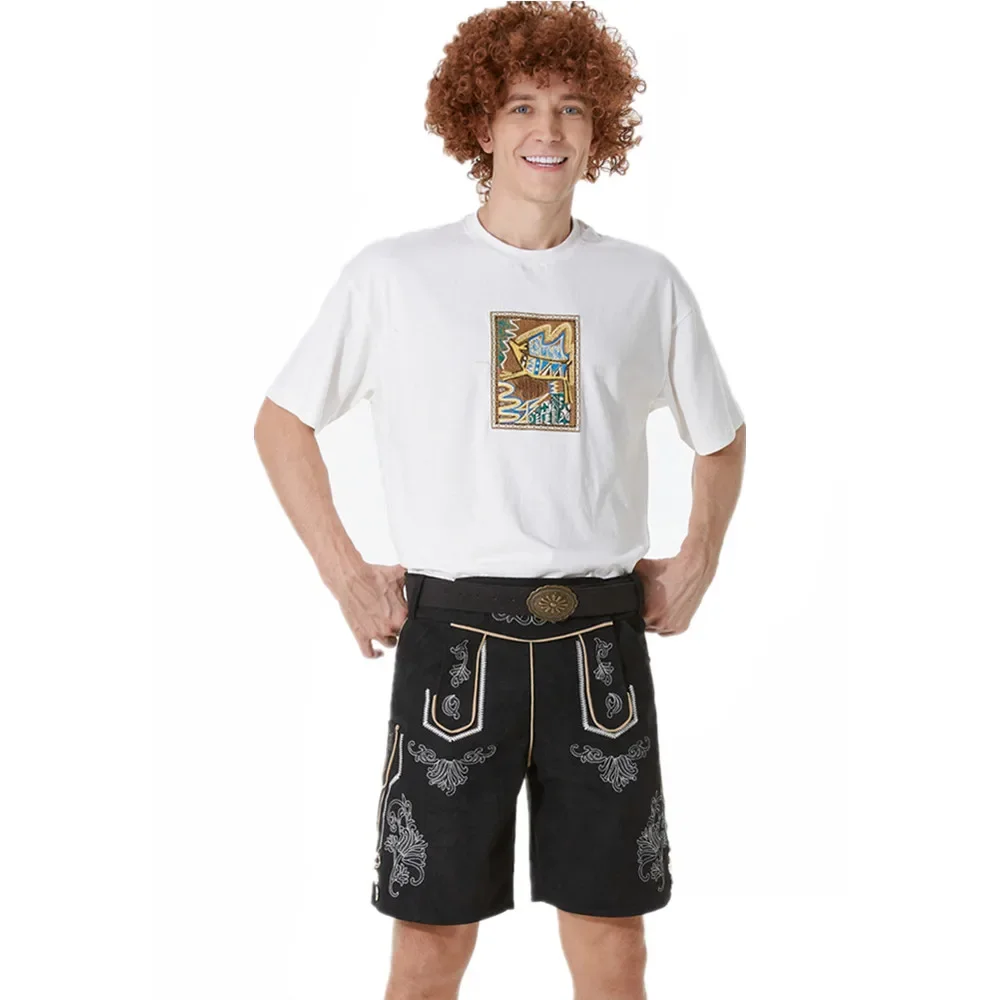 

Male Carnival Party Germany Lederhosen Oktoberfest Costume Bavarian Beer Festival Outfit