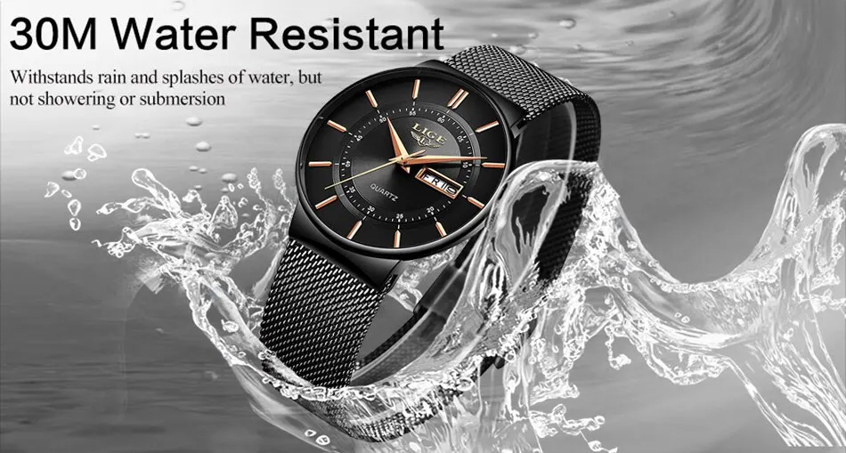 2023 Luxus Männer Uhren wasserdicht ultra dünne Dattel uhr männliche Stahlband Casual Quarzuhr Männer Sport Armbanduhr Mann