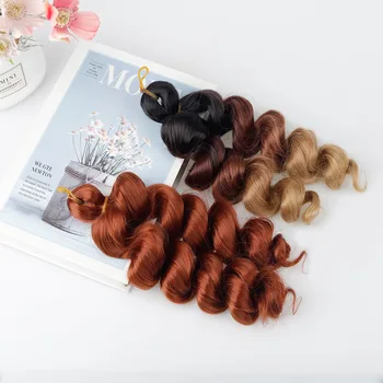 12in Synthetic  Italian Curly Crochet Hair Double Small Curl Braiding Hair Bundles Afro Hair Styling 1
