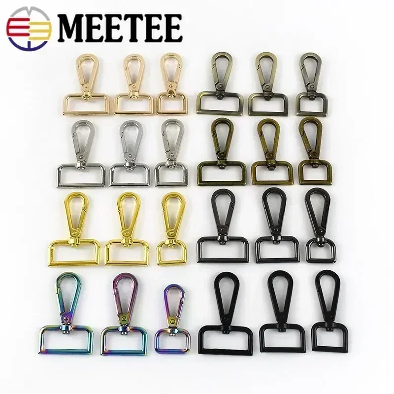 Bag Metal Buckles Dog Collar Swivel Lobster Clasps Luggage Hanger Trigger Clips Snap Hook DIY Craft Accessories 10Pcs bag buckle metal bag buckle metal lobster claw clasps metal snap hook rotating dog buckle metal buckle metal snap clasp metal ring buckle metal o ring buckles snap hook