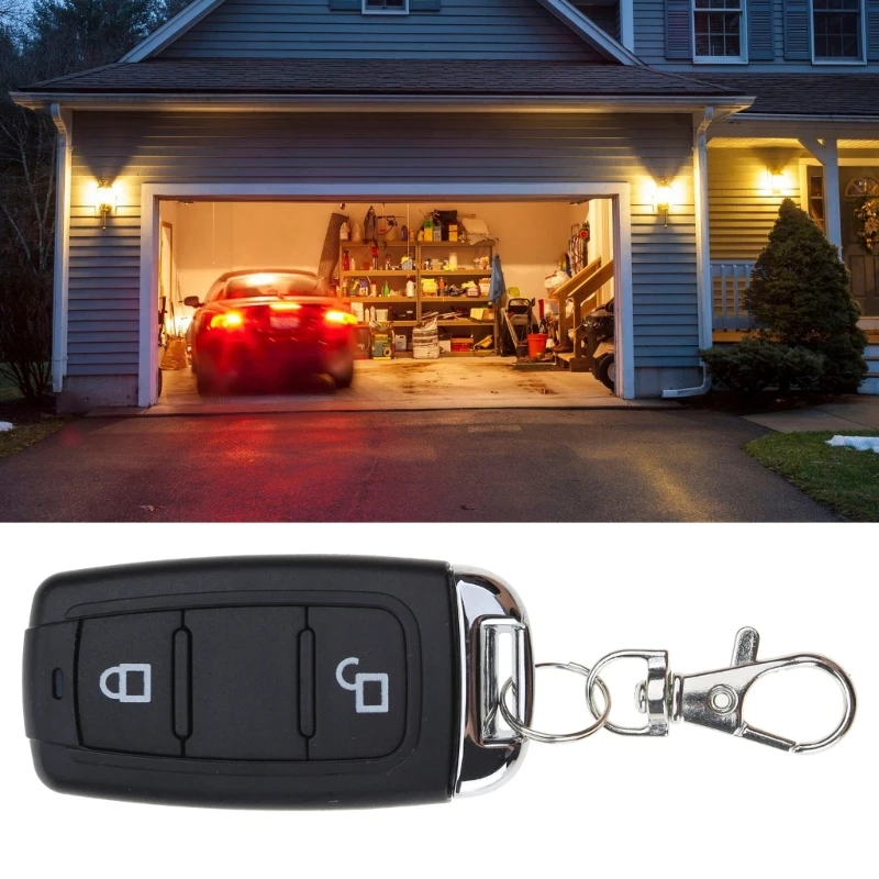 

2024 New Wireless Universal Garage Door Remote Learning Code Remote Control Wireless 315/433 MHz 3 Button
