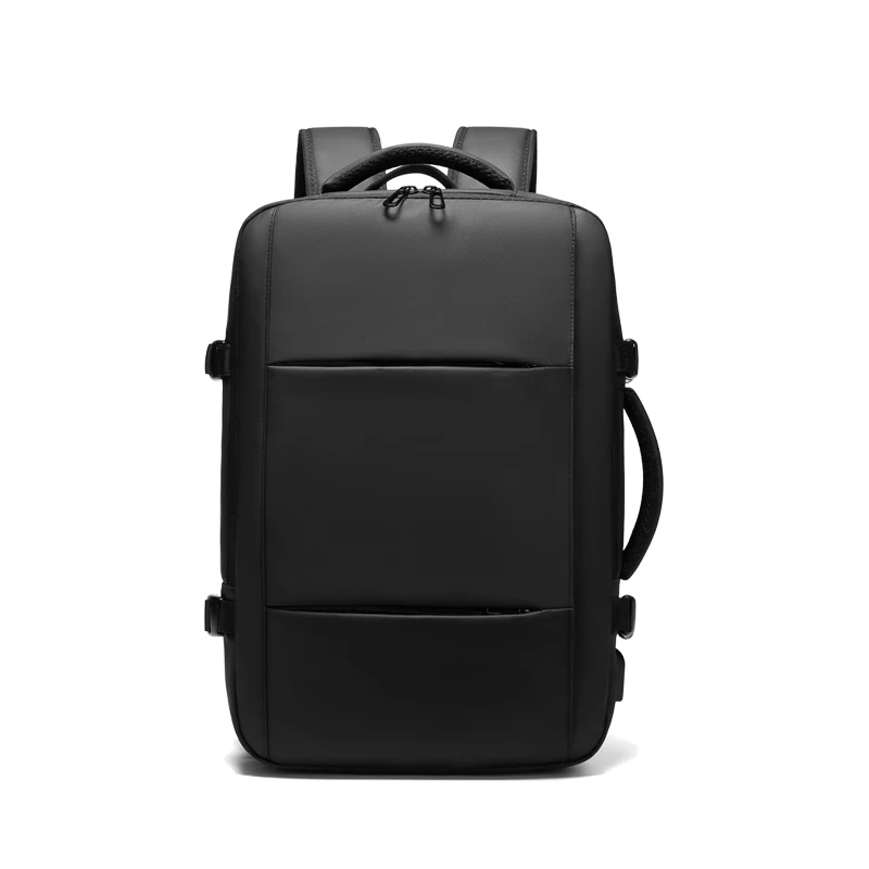 남성용 여행 배낭, 39L 비즈니스 확장, 17 인치 노트북 배낭 배낭, USB 충전, 방수 하이킹 야외 배낭