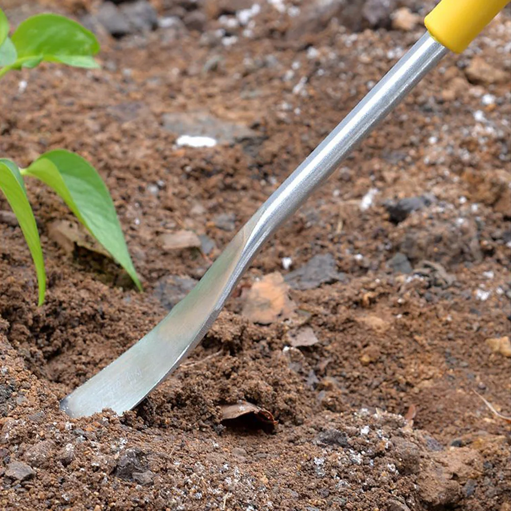 Agricultural Flower Shovel Stainless Steel with Plastic Handle Garden Trowel for Digging Planting Flower Vegetable Beekeeping