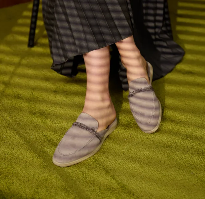 مصمم فاخر الشرق الأوسط شرابة الجلد المدبوغ أحذية ج...