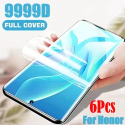 Premium Set of 6 Hydrogel Screen Protectors - Ultra-Clear, High-Strength, Soft Film for Enhanced Device Protection (For Honor X8)