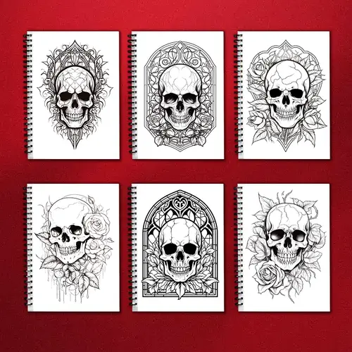 Adult Coloring Book -30 Sheet Spiral Coloring Book, 11.2X 8.3Inch, 100Gsm Thick Paper, Back to School, New Year, Birthday Gift - Image 2