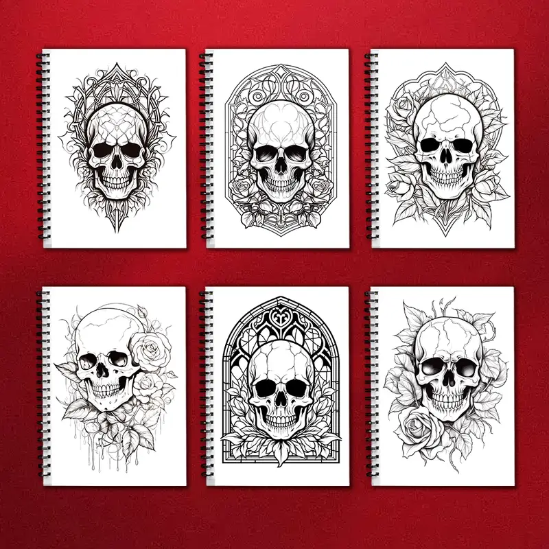 Adult Coloring Book -30 Sheet Spiral Coloring Book, 11.2X 8.3Inch, 100Gsm Thick Paper, Back to School, New Year, Birthday Gift - Image 2