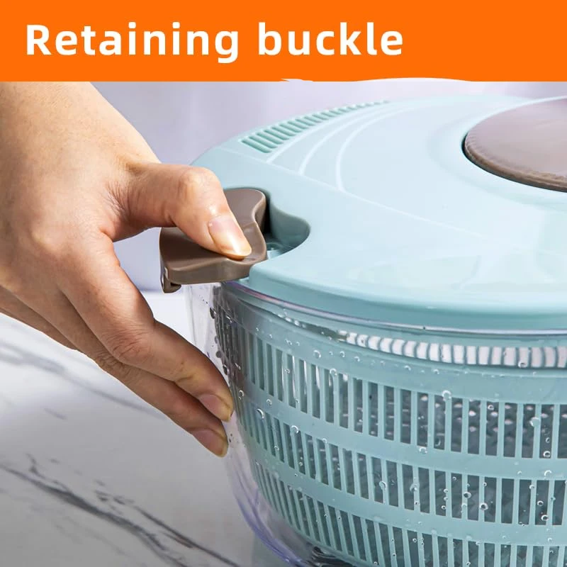 Salad Spinner 4.24 Quart Lettuce Spinner Double Drainage Holes For Washing Spinning Draining Greens salad spinner