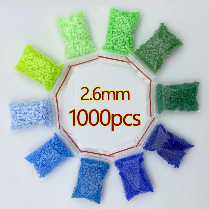 2.6mm/1000pcs bag Mini Perler Hama Beads Iron Beads for Kids Diy Puzzles Handmade Gift Toy