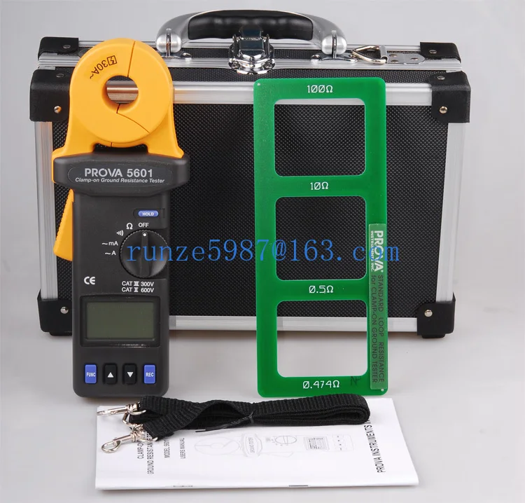 

PROVA-5601 Clamp-on Ground Resistance Meter Clamp-on Ground Resistance Meter TES Ground Ammeter