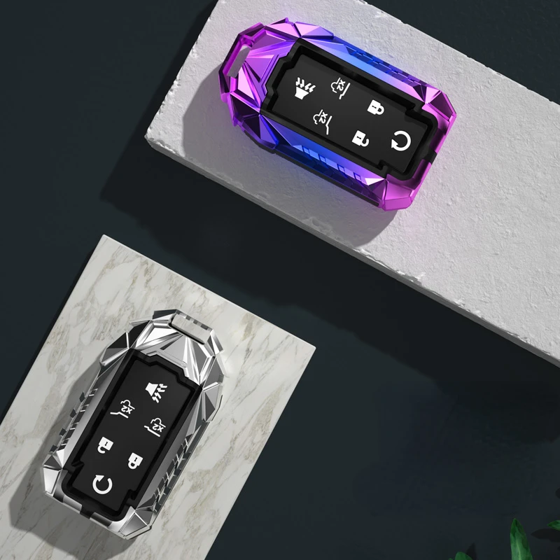 Portachiavi in lega per auto custodia per telecomando portachiavi per GMC Yukon XL Sierra Terrain Acadia per Chevrolet Tahoe 2015 - 2020 10 Portachiavi in lega per auto custodia per telecomando portachiavi per GMC Yukon XL Sierra Terrain Acadia per Chevrolet Tahoe 2015 - 2020 - S12d37cfe0b0d46d6a3096a0965ac799ac