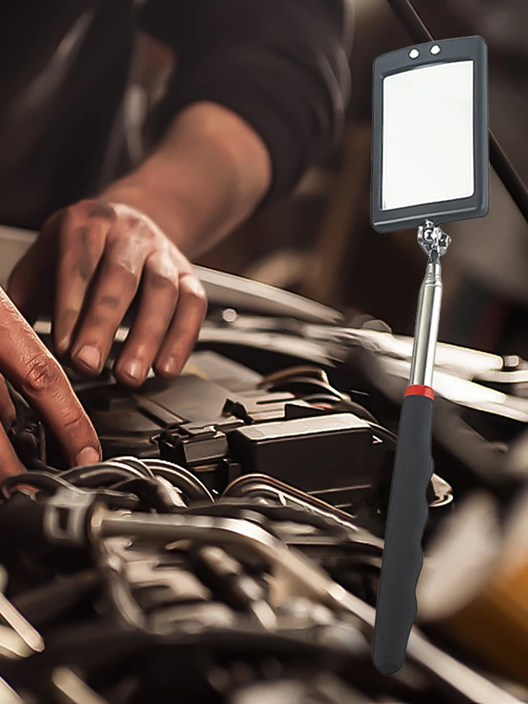 5Pcs 텔레스코픽 핸들 수리 도구 360 회전 라운드 스퀘어 텔레스코픽 마그네틱 픽업 도구 세트 자동차 액세서리