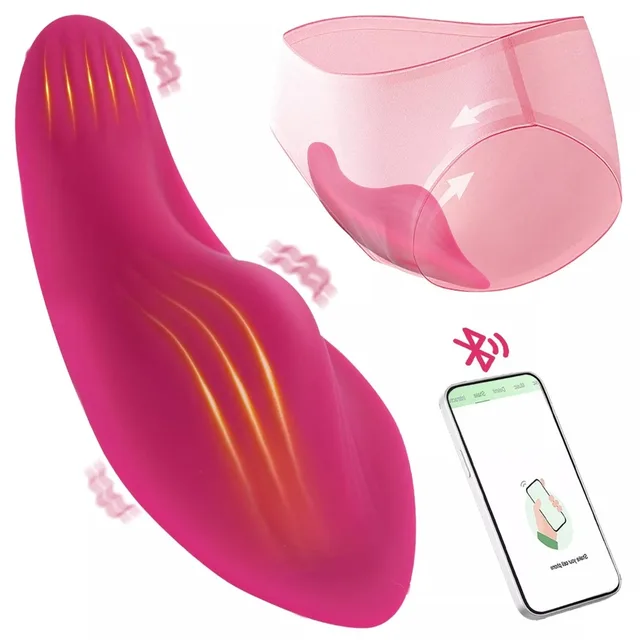 Tragbare Vibrator Ei App Fernbedienung Bluetooth Vibratoren Vagina G-Punkt Dildo Klitoris Klitoris Massagegerät Schmetterling Sex Spielzeug Frauen 1