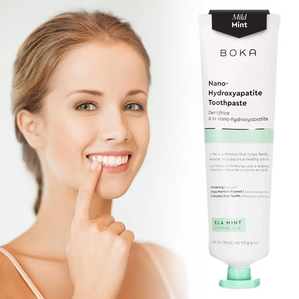Fluoride Free Toothpaste For Sensitive Teeth Mint Flavor Recommended For Adult & Kids Oral Care