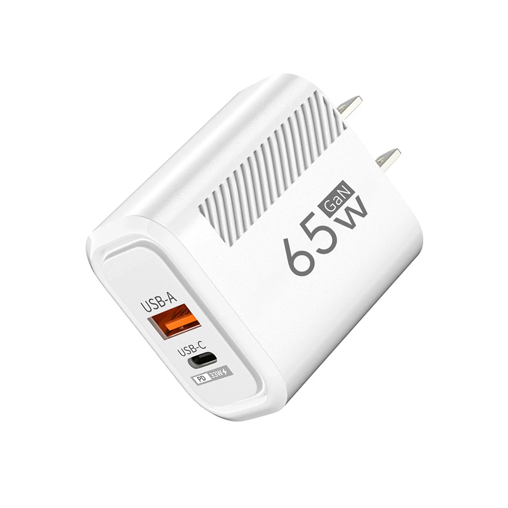 ตัวเลือกสินค้า อะแดปเตอร์ชาร์จเร็ว GaN 65W USB-C ชาร์จได้หลายอุปกรณ์