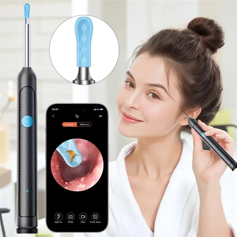 Smart Visual Ear Cleaner Hd Endoscope With Silicone Protective Tip_voghion.com