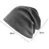 Men Women Hat Solid Color Fashionable Knitted Beanie Hat for Spring Autumn Solid Color Brimless Pile Hat with for Weather 6