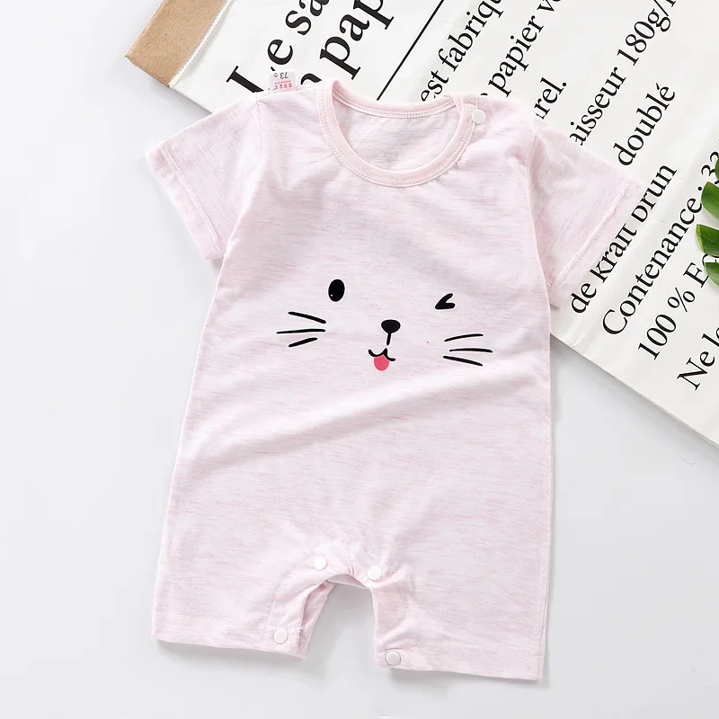 Baby Rompers Infant Toddler Bodysuit Cotton Newborn Baby Boys Girls Pajamas Thin Cartoon Baby Clothes Wholesale best Baby Bodysuits