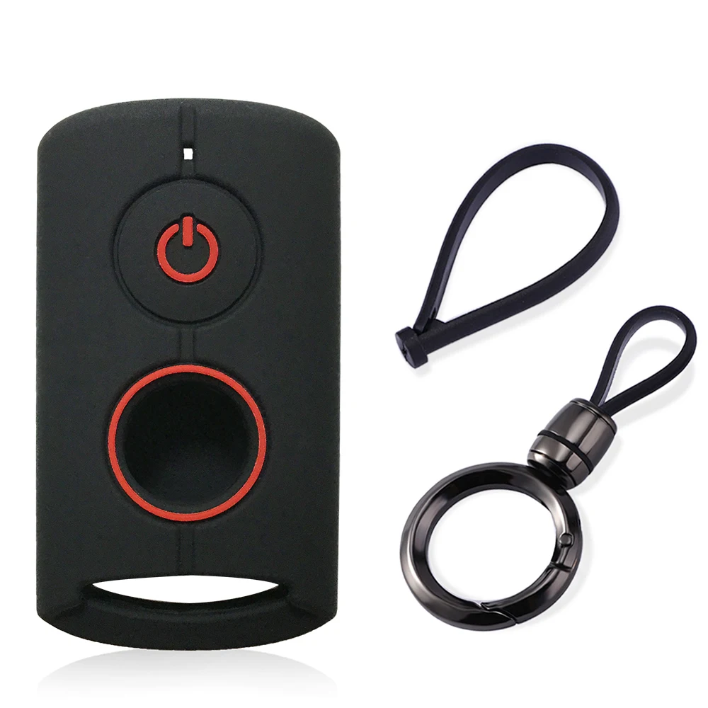 For YAMAHA Xmax 250 300 400 NMAX 125 Tricity 125 Cilicone Key Case Motorcycles Remote Key Holder Keychain Shell Accessories Fob