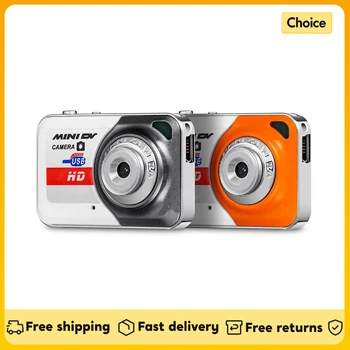 X6 Mini Camera Portable Ultra Mini High Definition Digital Video Camera Mini DV Built-in Mic Support 32GB TF Card Gifts for Kids