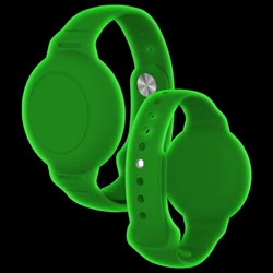 Silicone Anti - Removal Airtag Holder - Secure, Hidden Design for Kids, Pets, and Luggage (Glow Waterproof)