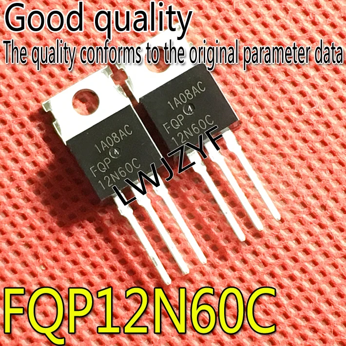 

(10Pieces) New FQP12N60C TO-220 12A 600V MOSFET Fast shipping