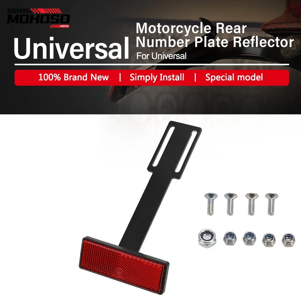 

For YAMAHA MT 07 MT07 MT-07 FZ 07 FZ07 FZ-07 XSR700 XSR 700 2023 24 Motorcycle License Plate Holder Parts Extend Tail Reflector