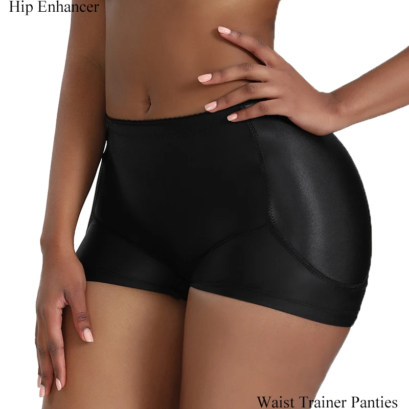 Women Padded Butt Lifter Underwear Waist Trainer Pads Hip Enhancer Panties  Shapewear Hip Enhancer Shaper Seamless Control Briefs - AliExpress