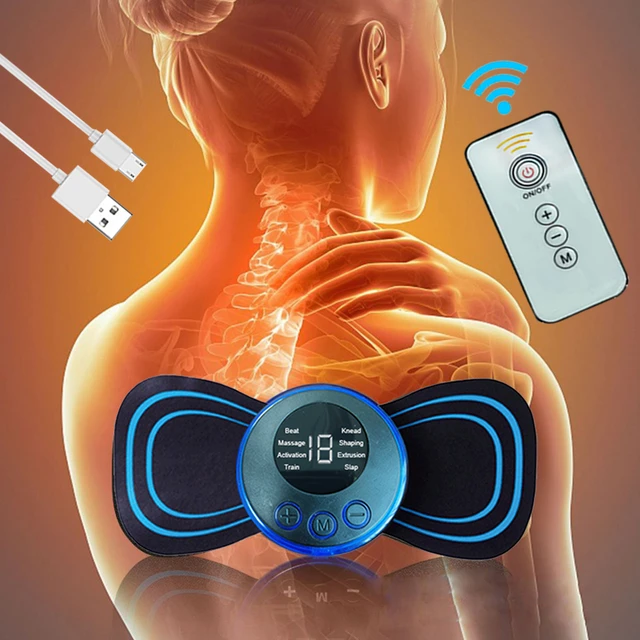 EMS Neck Acupoints Lymphvity Massage Device Portable Shoulder Spine Cervical  Massager Protector Neck Massage Health Care - AliExpress