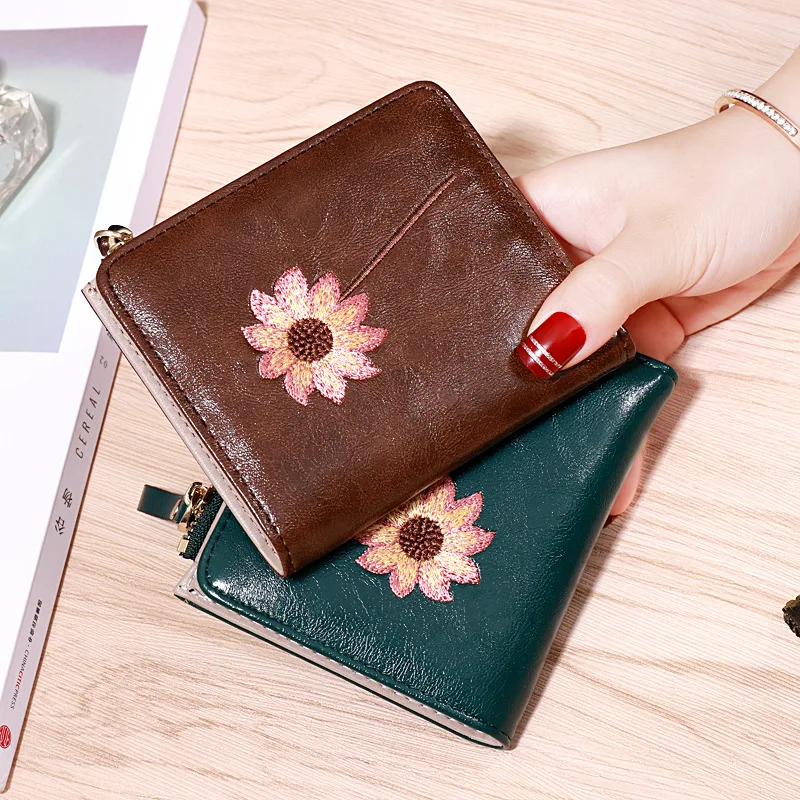 Wallet women's ultra-thin wallet luxury brand wallet small wallet women's leather bag designer wallet 3