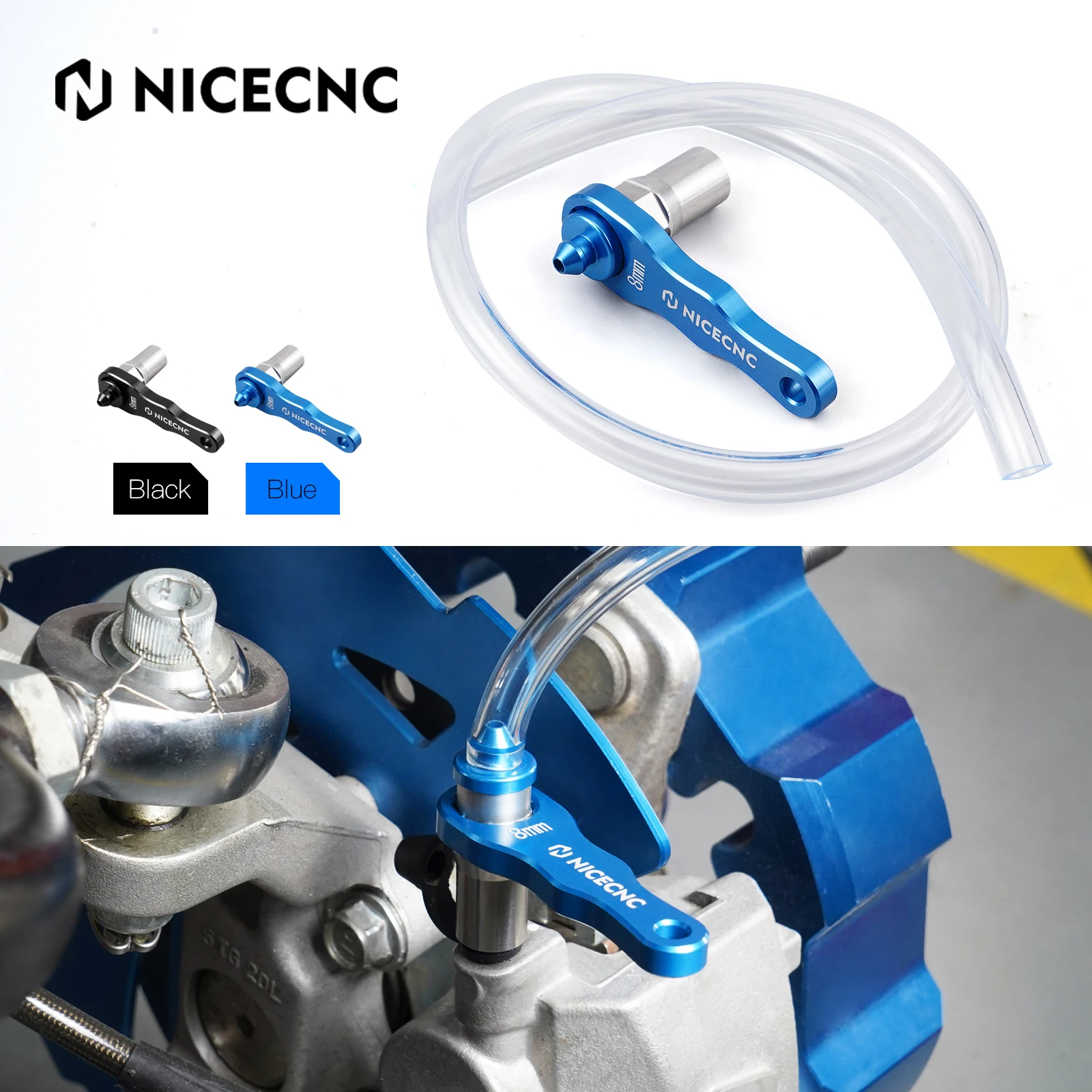 motorcycle modified cnc accessory brake handle clutch lever system booster for force saving damping Motorcycle 8mm Hydraulic Brake Clutch Bleeder Tool For YAMAHA YZ85 YZ250 YZ 65 125 250F 450F TTR225 TTR230 TTR250 WR250F WR450F