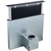 Downdraft hood with 4-speed LCD sliding touch controls 90cm Lift & Lower Silent Cooker Hood for island kitchens 1